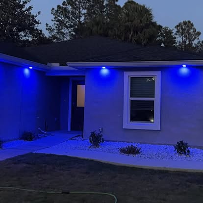 Exterior accent lighting
