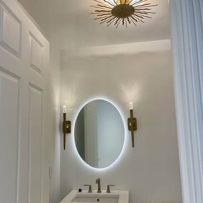 Powder room lighting