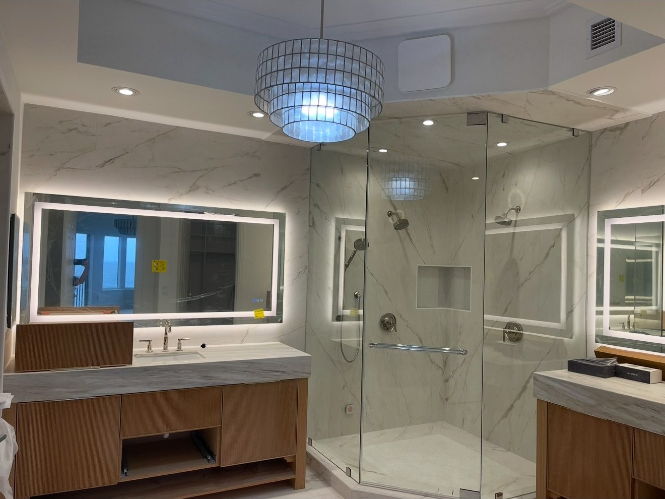 Marble bathroom remodel