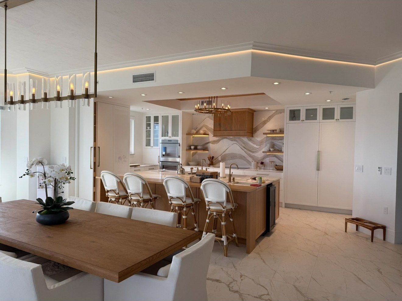 Open kitchen and dining remodel