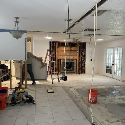 Old-work remodel in progress