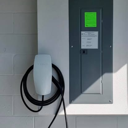 Tesla EV charger install